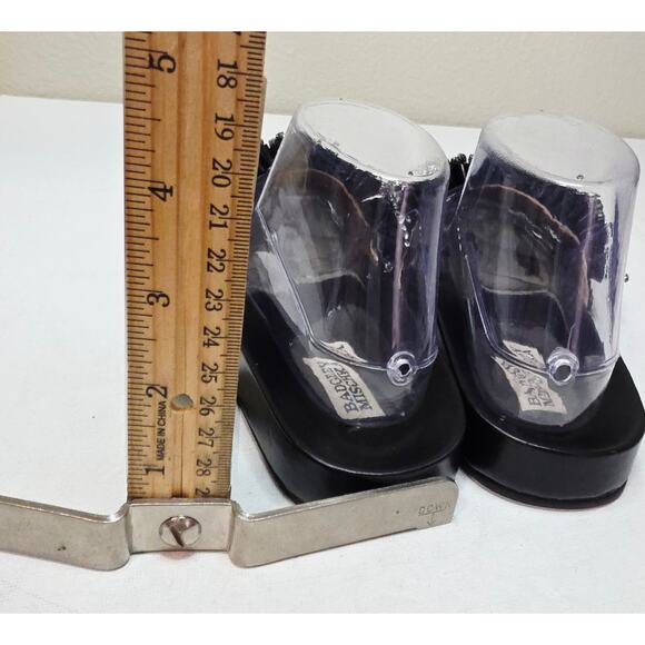 BADGLEY MISCHKA SZ 7 Horton SilverBlings 3D jewels Dress Slide SlipperDesigner - Picture 5 of 13